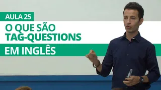 TAG-QUESTIONS EM INGLÊS - AULA 25 PARA INICIANTES PROFESSOR KENNY