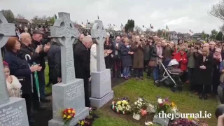 Martin McGuinness's headstone unveiled