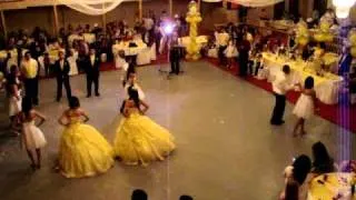 Quinceanera de Rosy and Lis Torres vals de salida "marcha triunfal de aida"