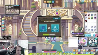 maplestory GMS starforcing + bonus cubing ENDLESS TERROR