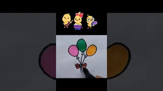 How to draw a balloon for kids #drawing #colouring #sketching #art #drawingtutorial #draw