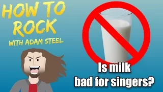 Is milk bad for singers?