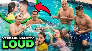 O CLIMA ESQUENTOU?! VERDADE OU DESAFIO NA PISCINA DA LOUD!!