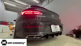 【法騰汽車百貨】 Volkswagen Arteon 380 WK EXHAUST 鈦合金 電控雙閥門 中尾段排氣管