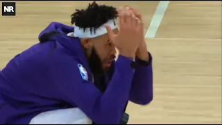 Javale Mcgee and Laker Bench Goes Crazy After Lance Stephenson Breaks Jeff Green Ankles