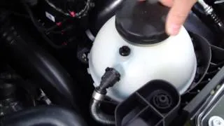 How to check/add coolant level BMW 3 serie F30. Years 2013 to 2019.