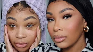 MY VERY DETAILED 2023 GO-TO EVERYDAY MAKEUP ROUTINE + PRODUCTS | SOFT GLAM MAKEUP | AALIYAH JAY
