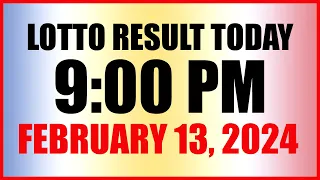 Lotto Result Today 9pm Draw February 13, 2024 Swertres Ez2 Pcso