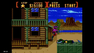 Sunset Riders Sega Mega Drive Longplay - Всадники заката полное прохождение с чит кодами Game Genie