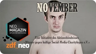 Aus Movember wird NOvember - NEO MAGAZIN mit Jan Böhmermann - ZDFneo