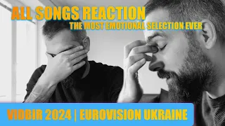 Reaction & Analysis of ALL songs from VIDBIR 2024 national selection of Ukraine! | Eurovision 2024