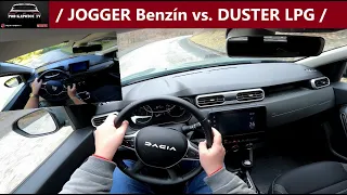 /DACIA Jogger /Benzín  vs. /DACIA Duster /LPG...Ktorý trojvalec ide lepšie?