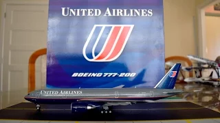 JC Wings 1:200 United Airlines 777-200 "Working Together" Unboxing and Review
