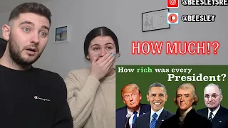 British Couple Reacts to How Much Wealth Every President Had