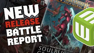 NEW Soulblight Gravelords vs Maggotkin of Nurgle Age of Sigmar Battle Report - First Impressions