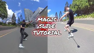 Magic Slide Tutorial - Rollerblading/Inline Skating (Intermediate/Advanced Level Slide)