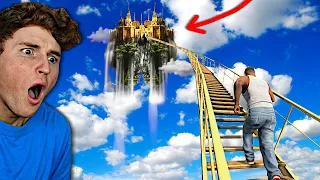 I Found A STAIRWAY To FLOATING CASTLE In GTA 5.. (Mods)