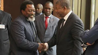 Congolese President Joseph Kabila visits Angola [No Comment]