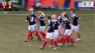 Scotland 4-2 Ukraine / Goals // UEFA Women's Under-19 Elite Round