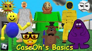 CaseOh's Basics Full game & Final Boss Fight  #01 (Baldis Basics Roblox Fangame)