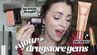 Testing YOUR Drugstore Hidden Gems!!  But really...why did I wait so long to try these???