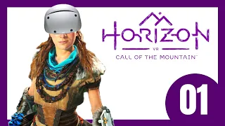 Horizon Call of the Mountain (VR) #01 - Przetrwajmy wśród mechanicznych bestii | Komentarz | PSVR2