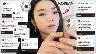 Answering Questions only A KOREAN GIRL can Answer