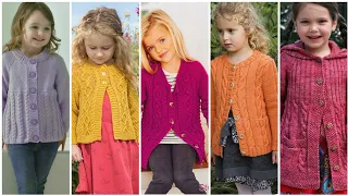 Beautiful Knitted Kids Sweater And Cardigans Designs //Knitted Patterns For Kids Sweater