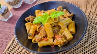 Pasta Con Salsiccia e Melanzane | Everyone Should Try This Easy & Delicious Italian Eggplant Pasta