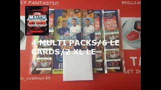 TOPPS MATCH ATTAX EXTRA 2021/4 MULTI PACKS...6 LIMITED EDITIONS PULLED...2 XL LIMITED EDITIONS