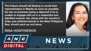 PH Senator Hontiveros wants Chinese envoy recalled over anti-Taiwanese independence advice | ANC