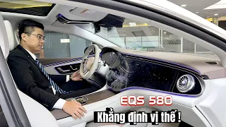 Soi kỹ Mercedes-EQS 580 4Matic 2024 giá 5,959 tỷ - Khẳng định vị thế ! | Huy Mercedes