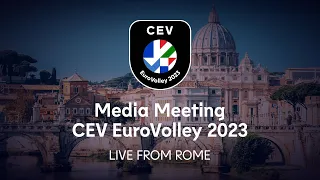 Media Meeting with the Men's Semifinalists | Poland vs Slovenia | CEV EuroVolley 2023