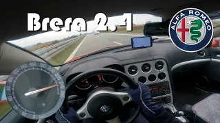 Alfa Brera 2.4 JTDM 200 HP | Review | 100-200 km/h Accereration & 239 km/h Top speed on Autobahn