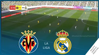 VILLARREAL vs REAL MADRID | La Liga 23/24 • Simulation & Prediction