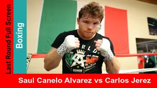 Saul Canelo Alvarez vs Carlos Jerez, Widescreen Last Round (10), Boxing Title Match, Mexico 2008