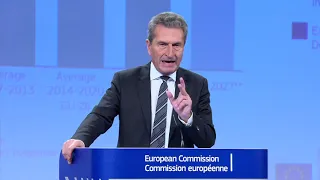 Press conference opening remarks by Commissioner Günther OETTINGER