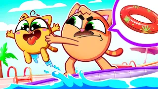 No No Don't Run in The Pool | Songs For Kids By Toonaland