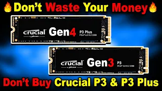 🔥Don't Buy Crucial P3 & P3 Plus🔥Crucial P3 vs WD SN570 vs Samsung 980🔥P3 Plus vs P5 Plus vs WD SN770