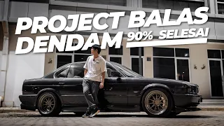 PROJECT RESTOMOD CYBERPUNK BMW E34 V8 , DARI RENDER JADI KENYATAAN !!