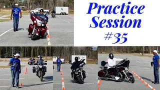 Practice Session #35 - Advanced Slow Speed Motorcycle Riding Skills