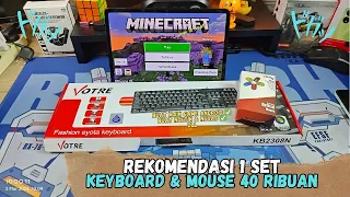 Rekomendasi 1 Set Keyboard & Mouse 40 Ribuan Buat Main Game Di Hp 🔥