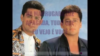 LEANDRO & LEONARDO - DOR DE AMOR NÃO TEM JEITO - KARAOKE