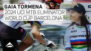 Behind the scenes at the UCI MTB Eliminator World Cup round in Barcelona with Gaia Tormena