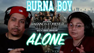 Burna Boy - Alone (Lyric Video) REACTION!!! | VNP FAMILY