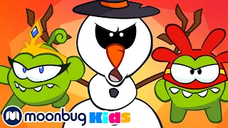 Om Nom Stories | Evil Snowman! | Cut The Rope | Funny Christmas Cartoons for Kids & Babies