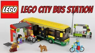 2017 LEGO City Bus Station - Unboxing, Speed Build & Review - Set 60154