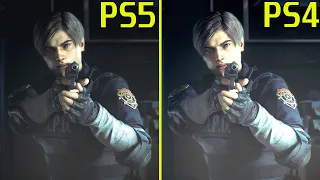 Resident Evil 2 Remake PS5 vs PS4 Graphics Comparison