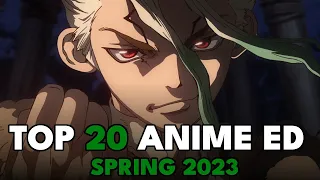 My Top 20 Anime Endings Of Spring 2023