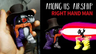 Making Real Among us Airship map Impostor Kill Sculpture Timelapse - Right hand man Henry stickmin